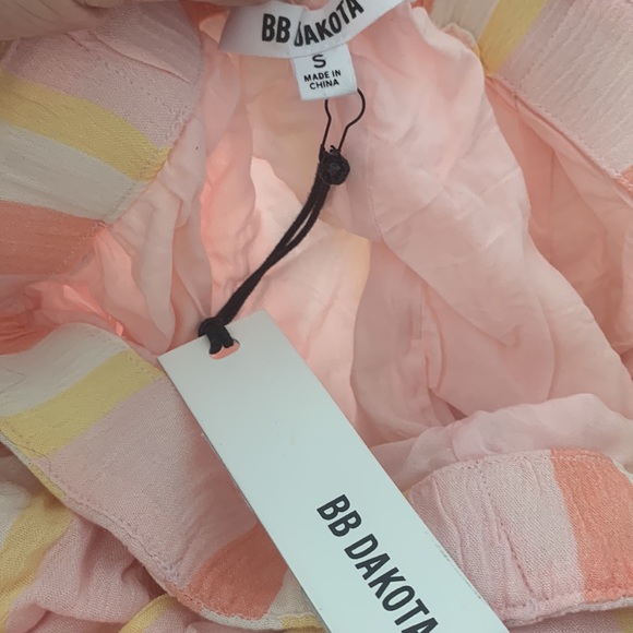 BB DAKOTA Women’s cropped Pants size S Elastic waistband - Picture 6 of 6